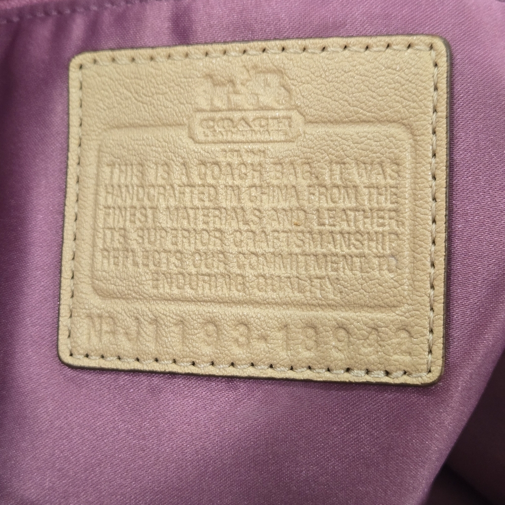 Coach 1941 Beige Madison Sophia Satchel Y2K - Picture 16 of 16